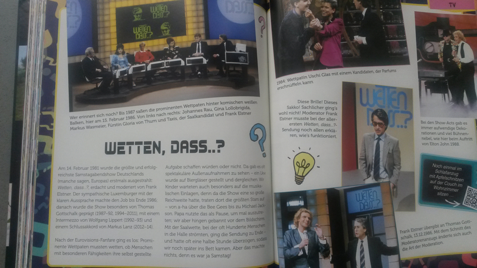 80er-Buch aufgeschlagen 80er-Buch aufgeschlagen