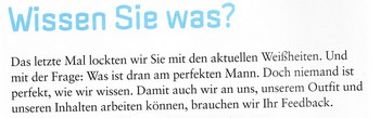 Textausschnitt 1 aus der Allegra Textausschnitt 1 aus der Allegra