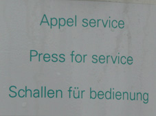 An der Tankstelle in Frankreich